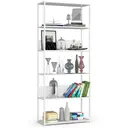 Kovový regál Loft 80 cm bílá/bílá