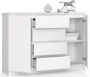 Komoda K140 2D4SZ bílá