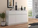 Komoda K140 3D3SZ bílá