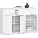 Komoda K140 3D3SZ bílá