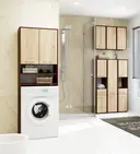 Koupelnová skříňka Fin 30 2D wenge/dub sonoma