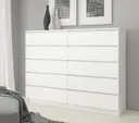 Komoda K160 10SZ bílá