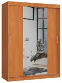 Šatní skříň posuvná se zrcadlem 150 cm olše
