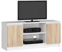 TV stolek K120 bílá/dub sonoma