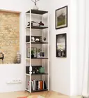 Kovový regál Loft 50 cm bílá/šedá