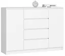 Komoda K140 2D4SZ bílá