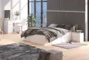 Postel CLP 120x200 cm bílá - zvedací rošt