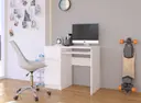 Počítačový stůl Piksel levá - bílá