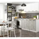 Kuchyňská skříňka Olivia S90/90 bílá/beton