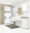 Koupelnová skříňka Fin 30 2D bílá