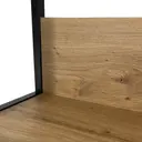 Regál 70 cm černá/dub artisan