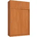 Šatní skříň s nástavbou Mono 150 cm olše