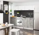 Kuchyňský set Olivia G1 2.0M bílá/beton