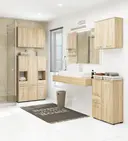 Koupelnová skříňka Fin 30 2D1SZ dub sonoma
