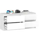 Komoda K120 4SZ bílá