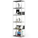 Kovový regál Loft 60 cm bílá/šedá
