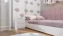 Noční stolek Malwa M2 Arteso růžová
