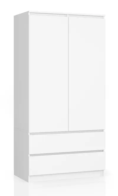 Šatní skříň S90 2D2SZ bílá