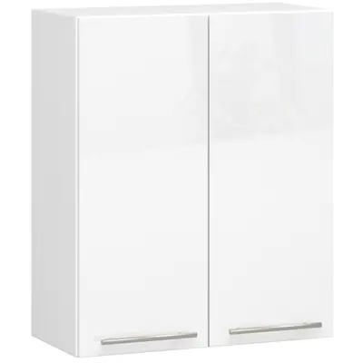 Závěsná kuchyňská skříňka Olivia W60 bílá/bílý lesk