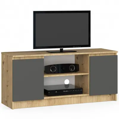 TV stolek K120 dub artisan/grafitová šedá