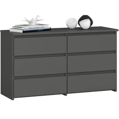 Komoda CL100 6SZ grafitová šedá