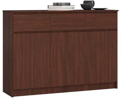 Komoda K140 3D3SZ wenge