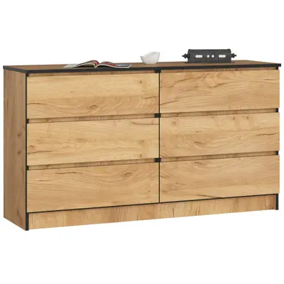 Komoda K140 6SZ dub craft