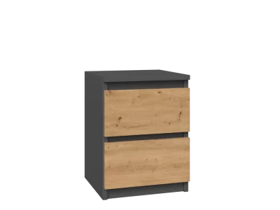 Noční stolek Malwa M2 Antracyt Artisan