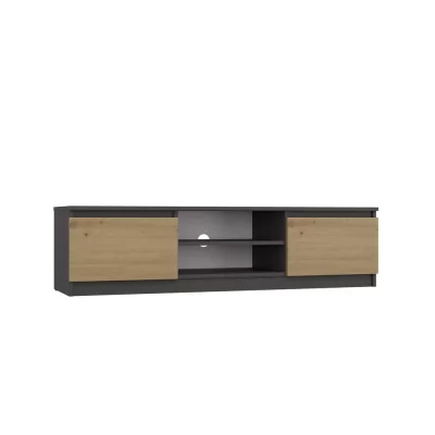 TV stolek Malwa 140 antracit/dub artisan
