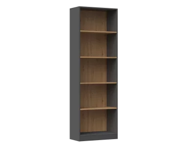 Regál Onyx R60 antracit/dub artisan