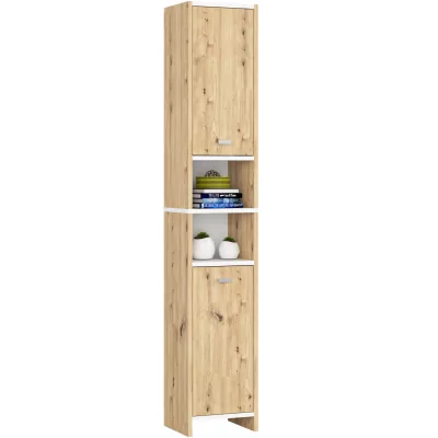 Koupelnová skříň BETI 2D 2W Dub Artisan/Bílá