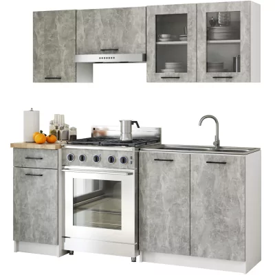 Kuchyňská sestava Olivia 1.8M beton