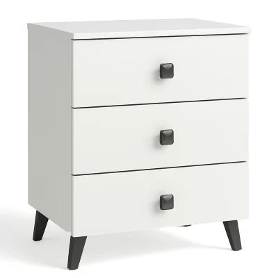 Komoda Mobi K03 bílá/černá