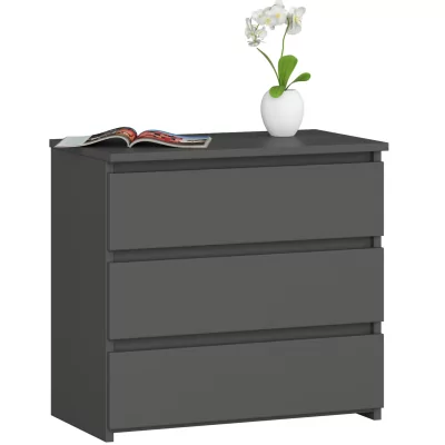 Komoda CL3 3SZ CLP grafitová šedá
