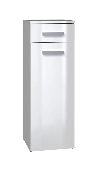 Koupelnová skříňka Nel V DS Bílá lesklá
