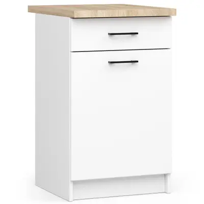 Kuchyňská skříňka Olivia S50 SZ1 bílá