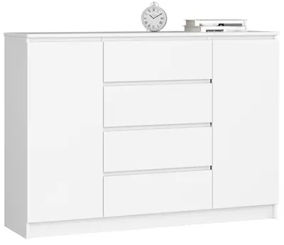 Komoda K140 2D4SZ bílá