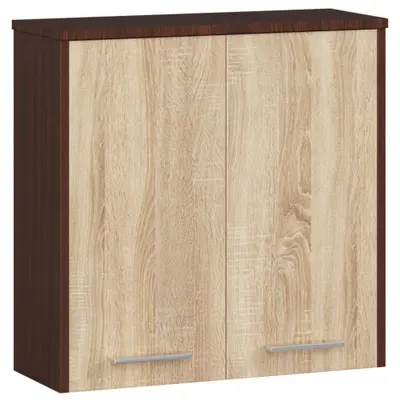 Koupelnová skříňka Fin W60 2D wenge/dub sonoma