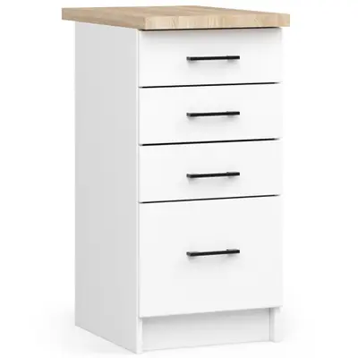 Kuchyňská skříňka Olivia S40 SZ4 bílá