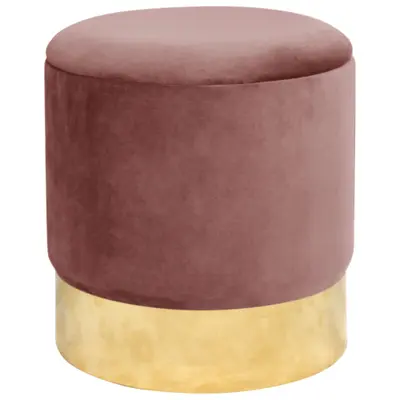 Taburet Golden růžová