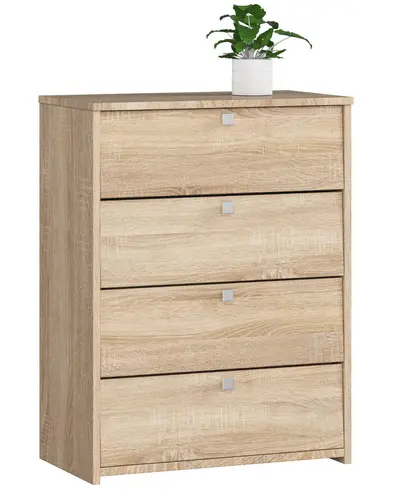 Botník se čtyřmi dvířky dub sonoma