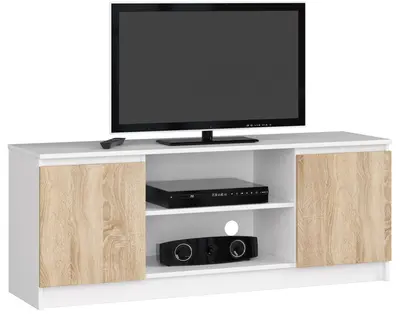 TV stolek K140 bílá/dub sonoma