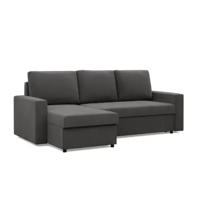 Rohová rozkládací sedací souprava Neo - rovný bok - model 2