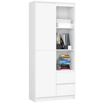 Regál R11 R80 2D2SZ bílá