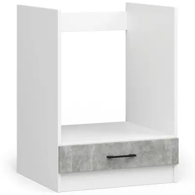 Kuchyňská skříňka Olivia S60KU bílá/beton