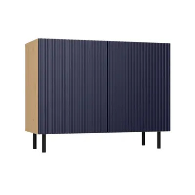 Komoda KAMA 2D SLIM dub artisan/modrá