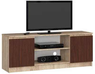 TV stolek K140 dub sonoma/wenge