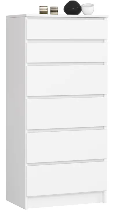 Komoda K60 6SZ bílá