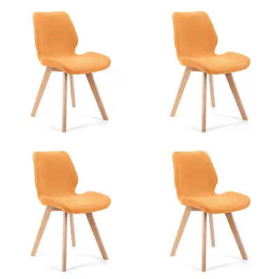 Křeslo SJ.0159 oranžová 4ks