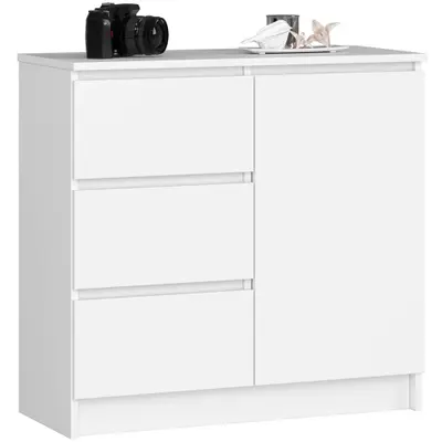 Komoda K80 Jerry 1D3SZ bílá